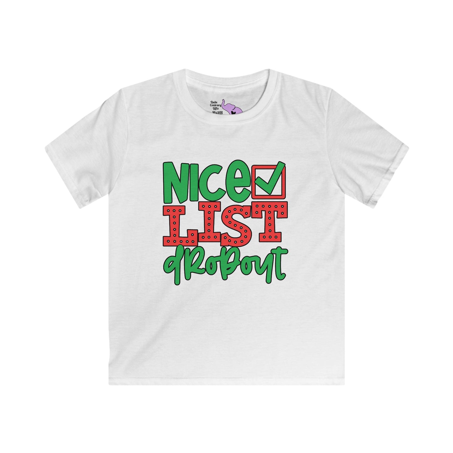 Nice List Dropout Youth Softstyle Tee