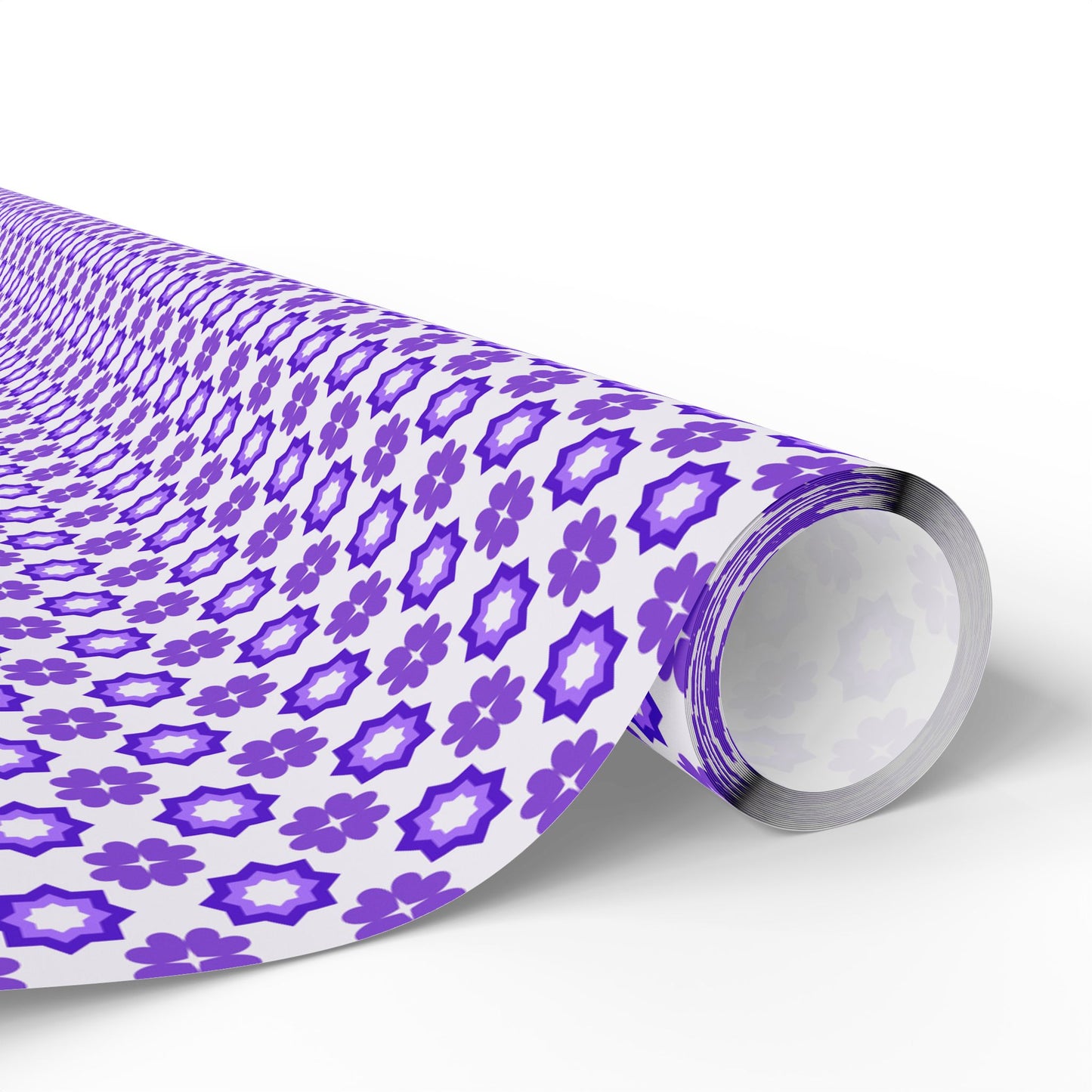 Purple Prism Garden Wrapping Paper