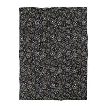 Dandelion Nightfall Microfiber Duvet Cover