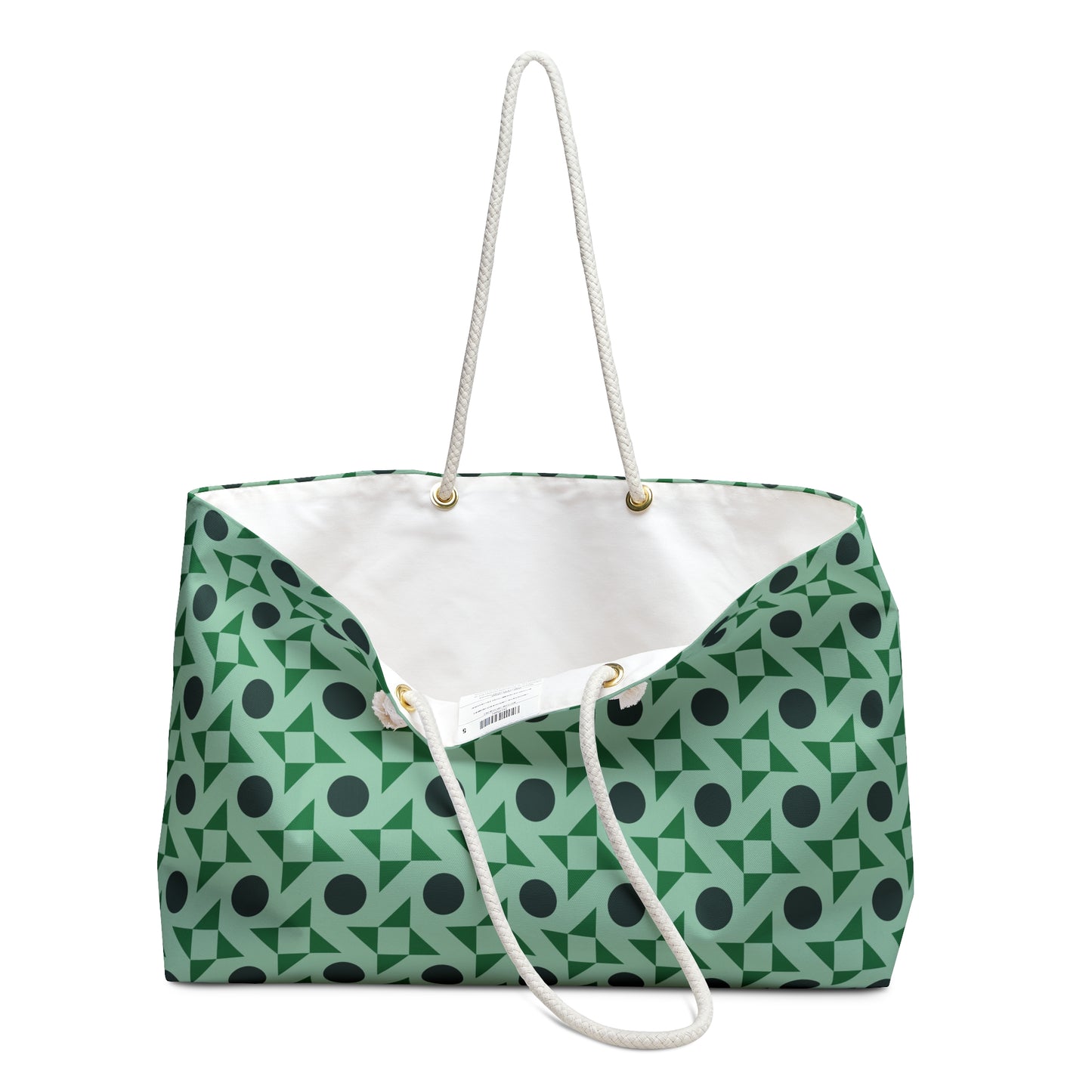 Emerald Pinwheels Weekender Bag