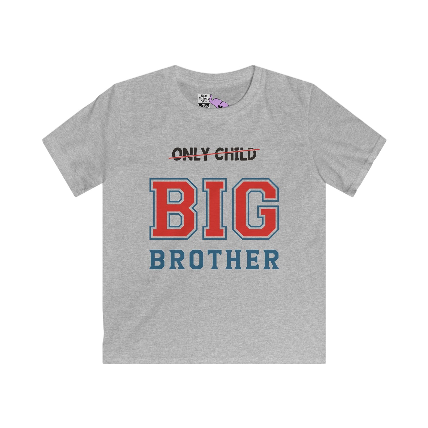 Promoted To Big Brother from Only Child Youth Softstyle Tee