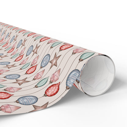 Christmas Baubles Wrapping Paper