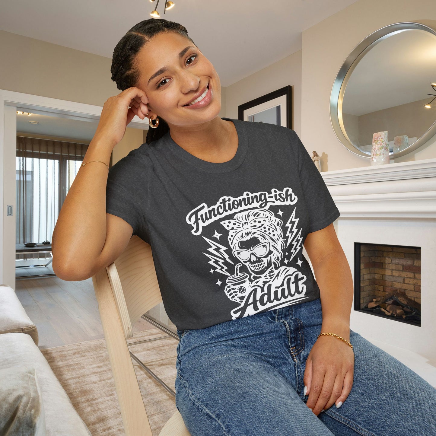 Functioning-Ish Adult Adult T-shirt