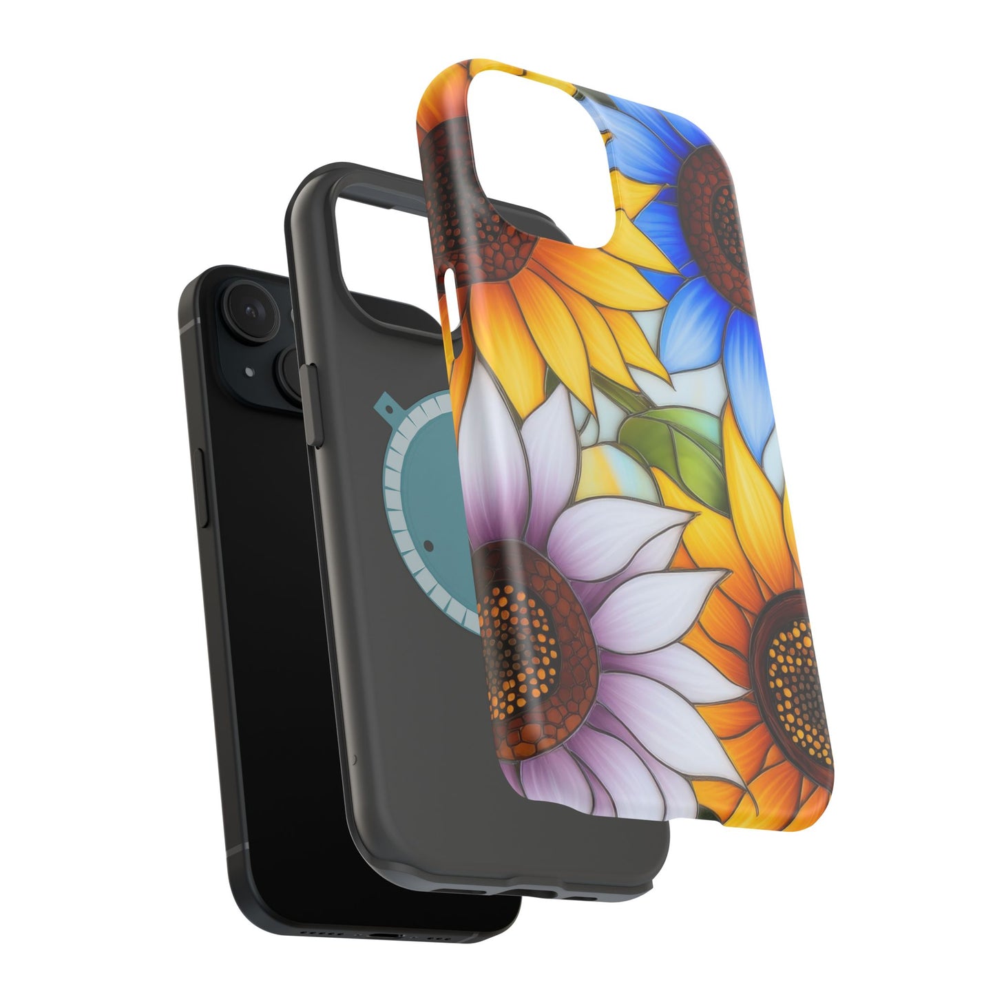 Colorful Sunflowers MagSafe® Compatible Tough Case for iPhone