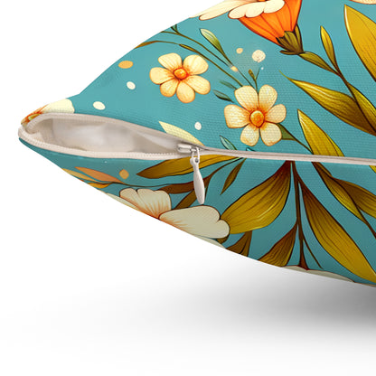 Petals & Wings Throw Pillow