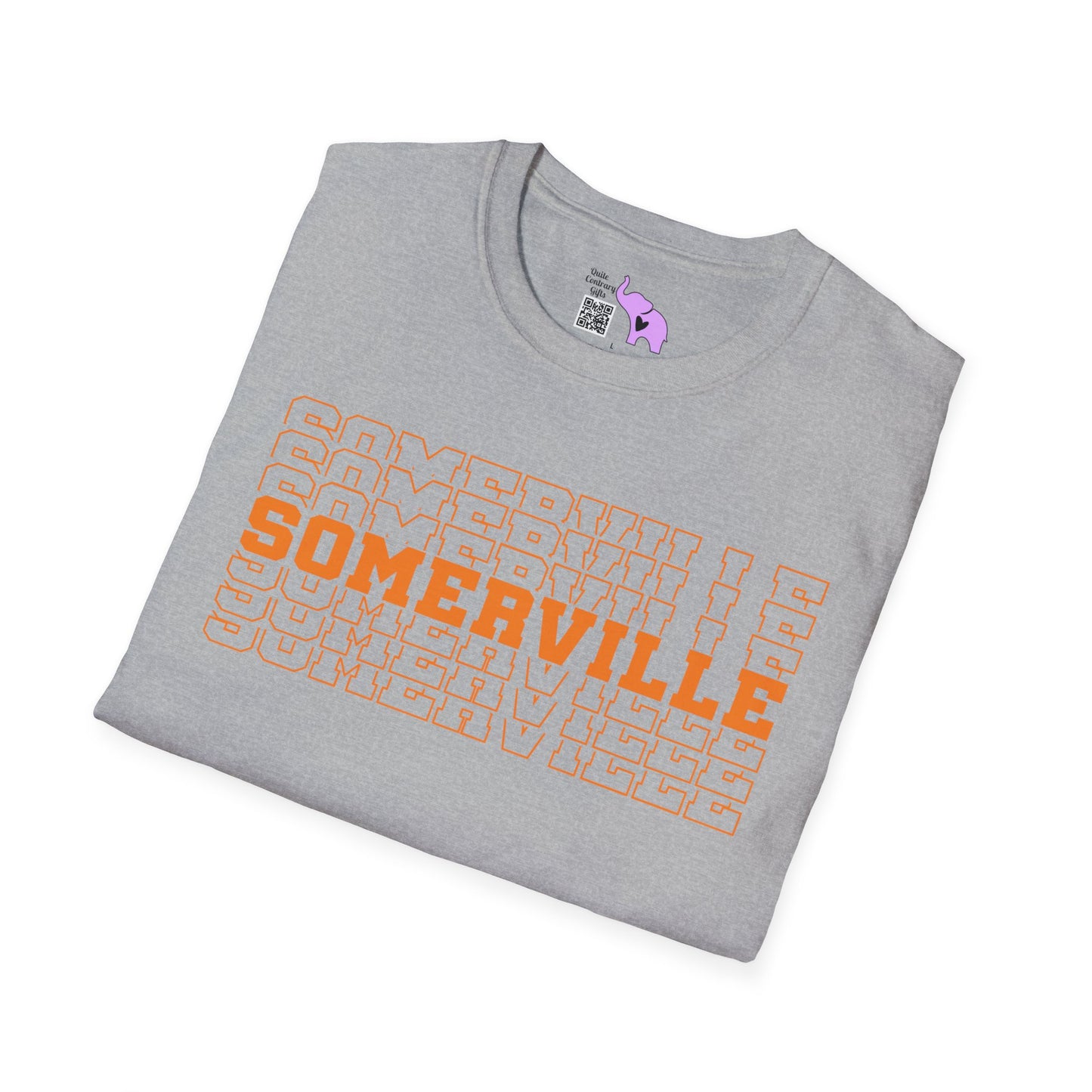 Somerville (Stacked) Adult T-shirt