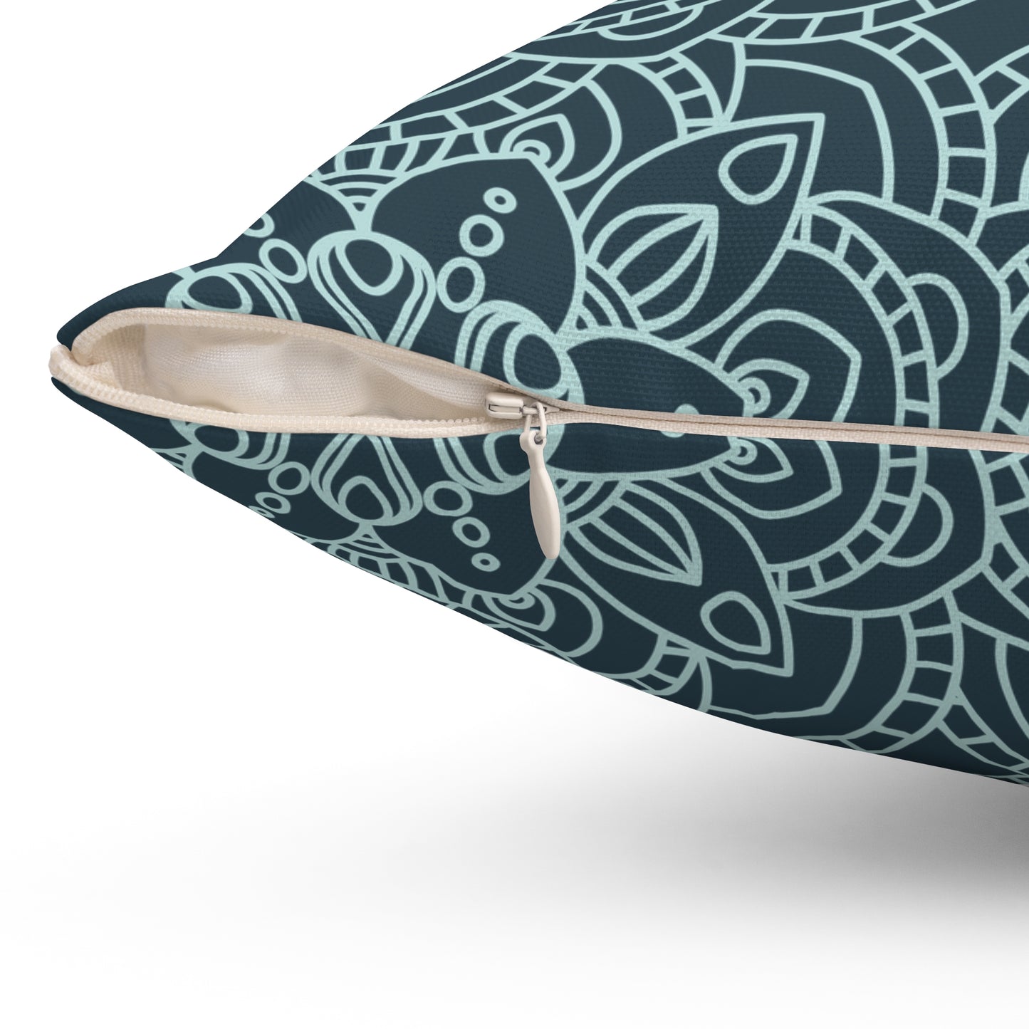 Mandala Midnight Throw Pillow