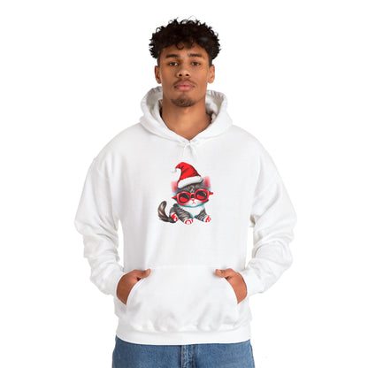 Santa Kitten Heavy Blend™ Hooded Sweatshirt