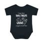 I May Have Small Fingers But I Have My GRAMS Wrapped around them Infant Baby Rib Bodysuit