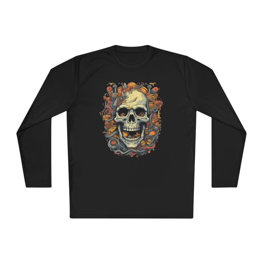 Creepy Bones 4 Adult Long Sleeve Tee