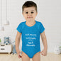 50% Mommy 50% Daddy 100% Adorable Infant Onesie