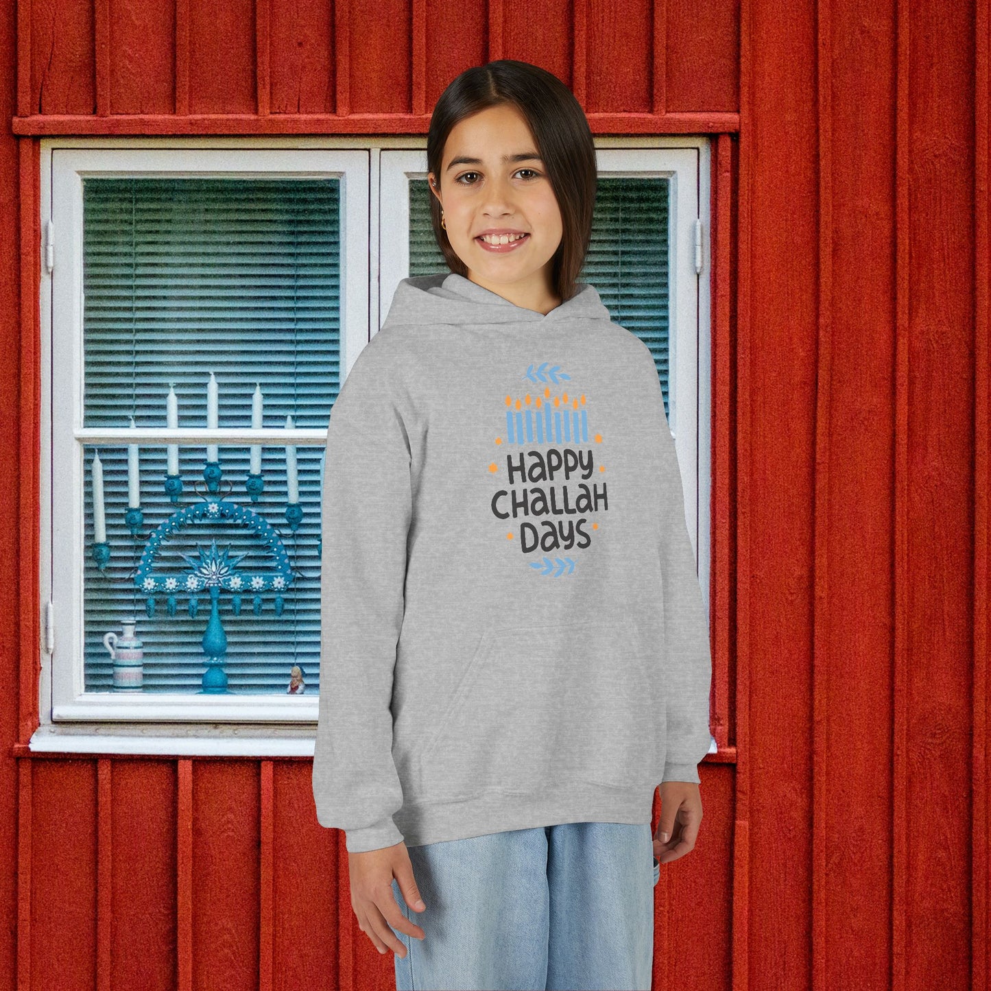 Happy Challah Days Youth Hoodie
