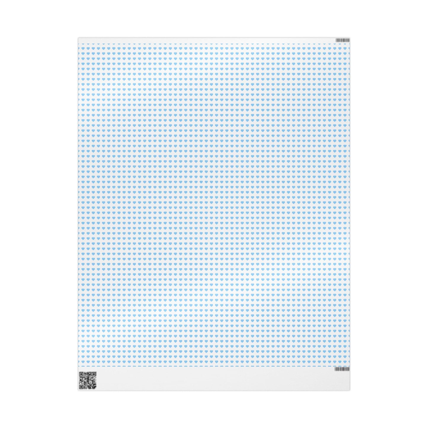 Powder Blue Sweethearts Wrapping Paper