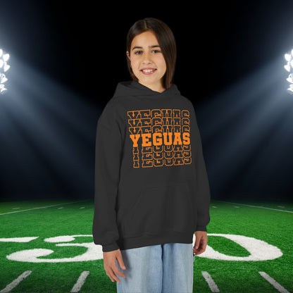 Yeguas (Stacked) Youth Heavy Blend Hoodie