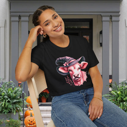 Witchy Cow Adult T-shirt