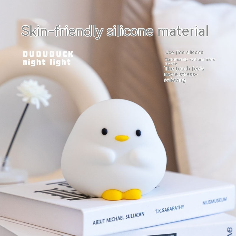 Adorable Soft Silicone Duck Nightlight