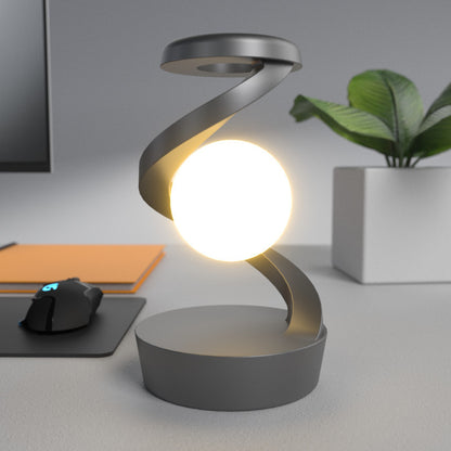 Rotating Moon Lamp w/ Phone Wireless Charger