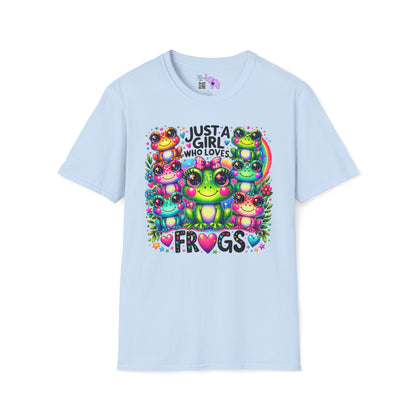 Just A Girl Who Loves Frogs Adult T-shirt