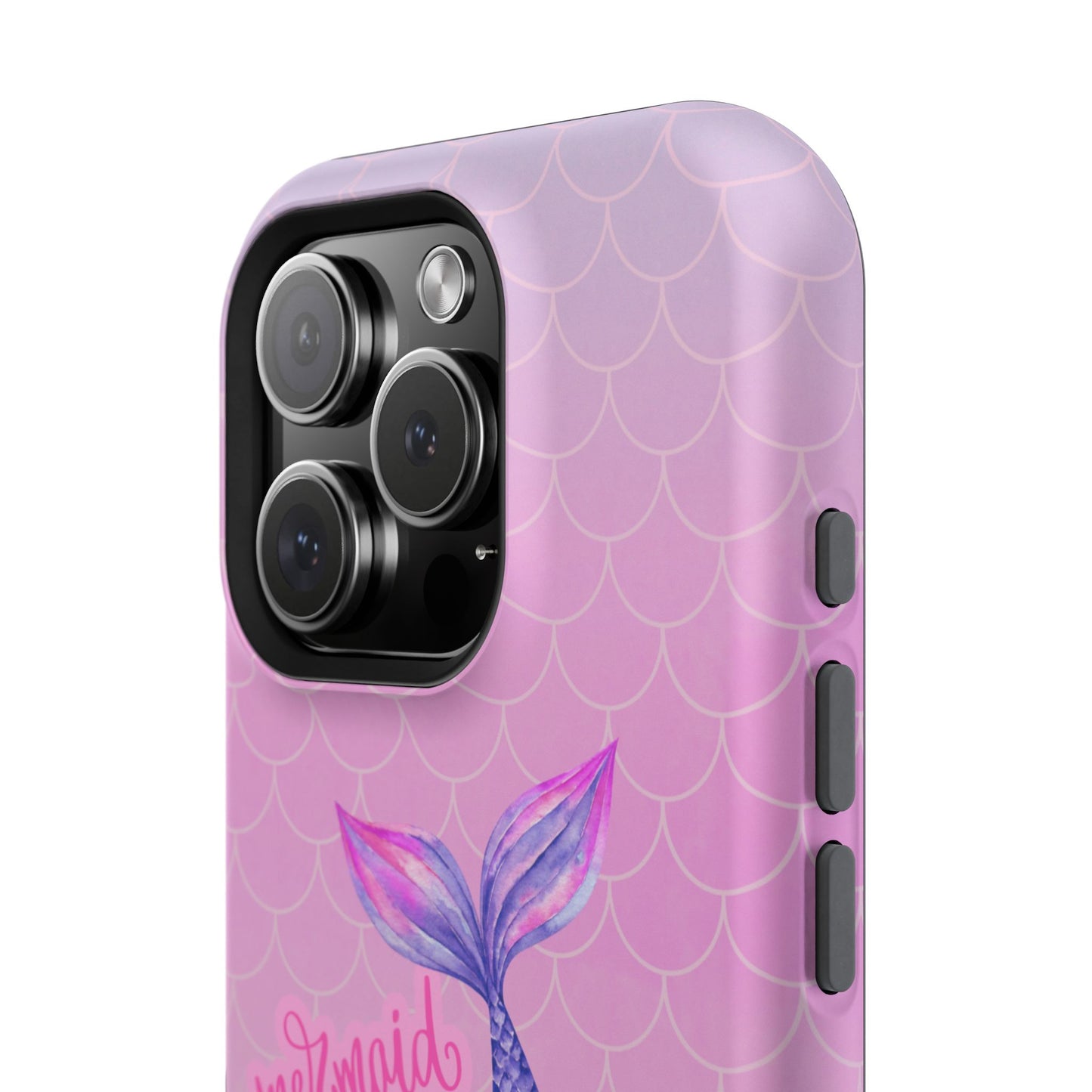 Pink Mermaid Life MagSafe® Compatible Tough Case for iPhone