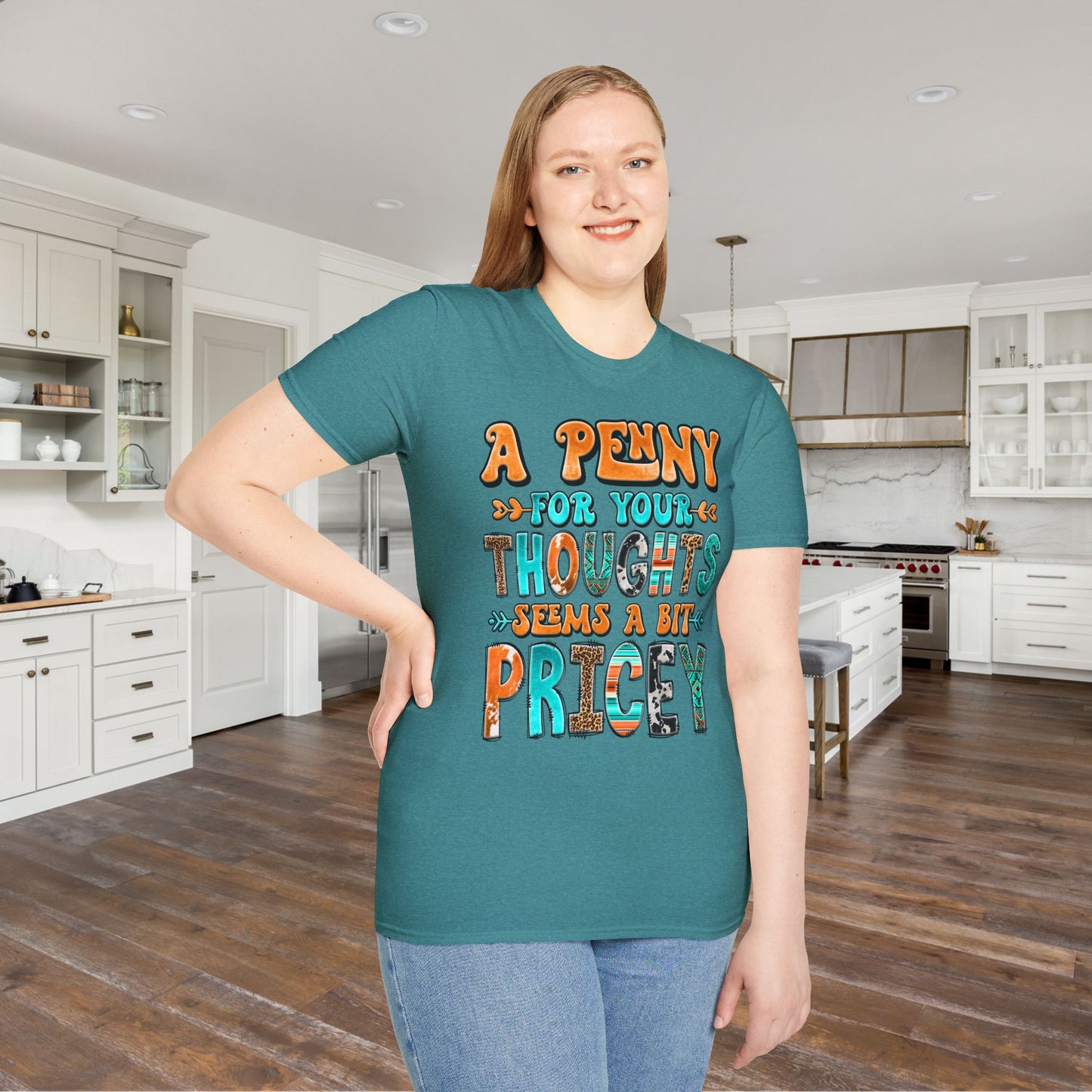 A Penny For Your Thoughts Adult T-shirt