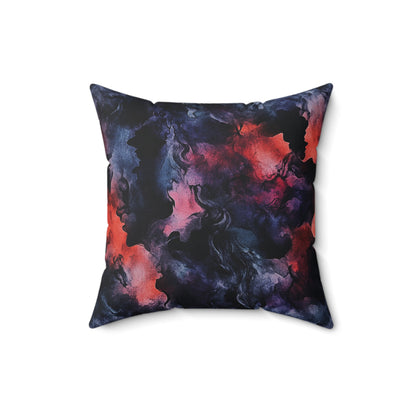 Dark Fantasy Watercolor Throw Pillow