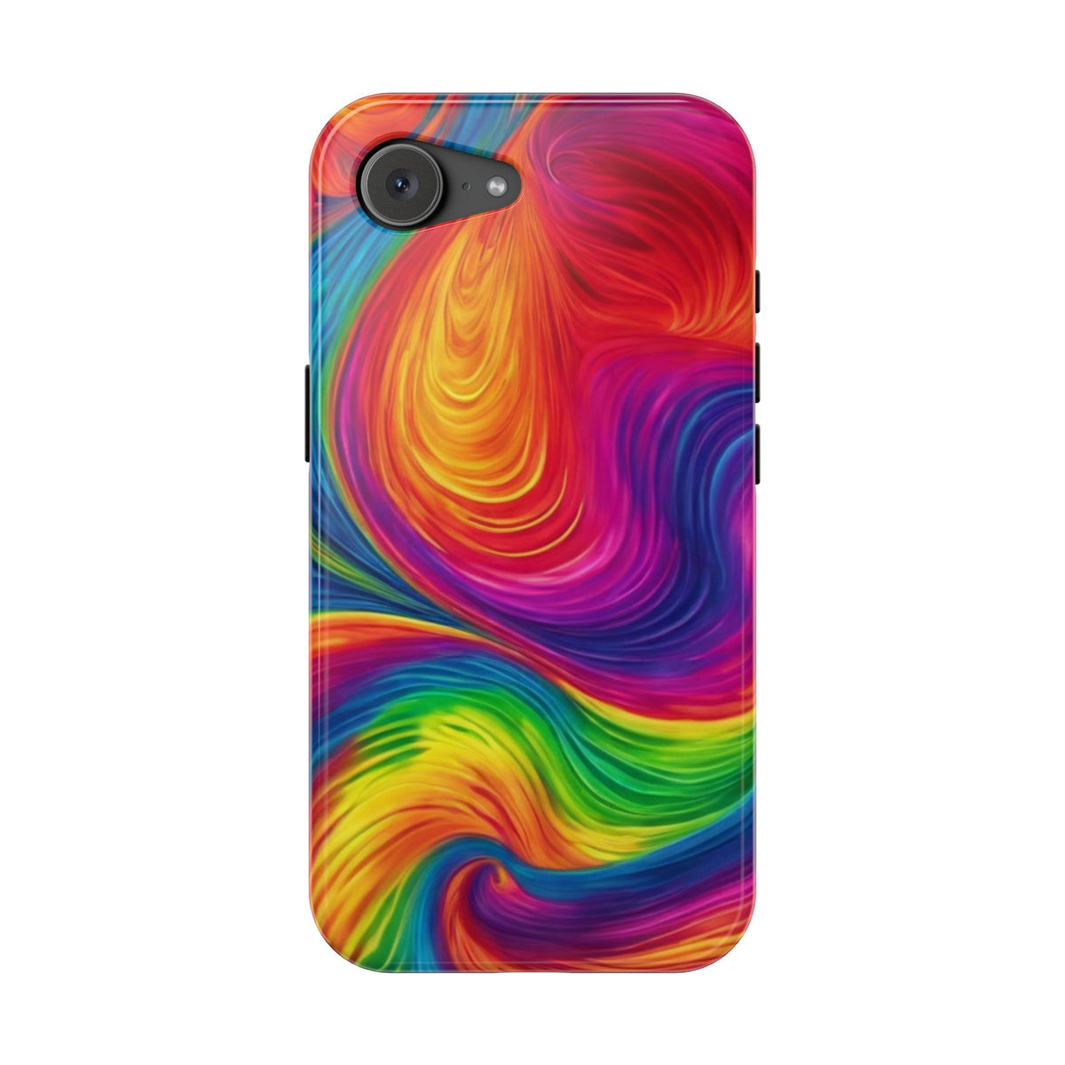 Tie Dye Color Swirl MagSafe® Compatible Tough Case for iPhone