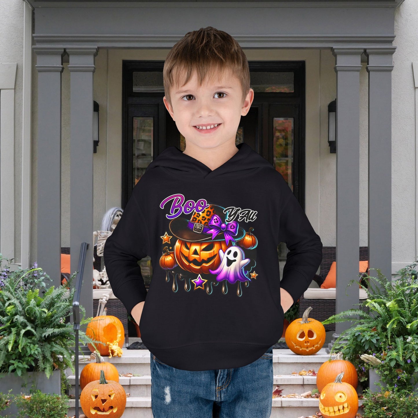 Boo Y'all Toddler Hoodie