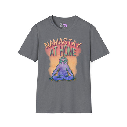Namastay At Home Adult T-shirt