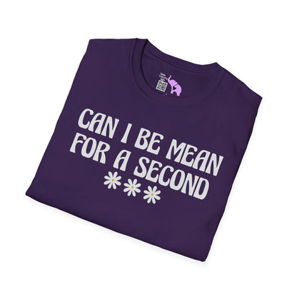 Can I Be Mean For A Second Adult T-shirt