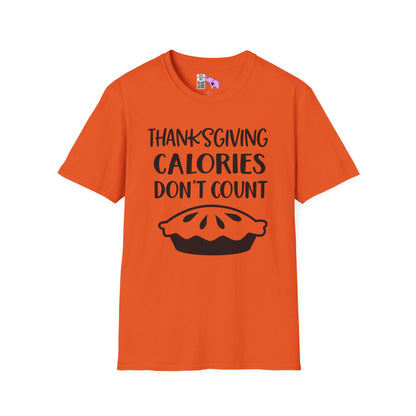 Thanksgiving Calories Don't Count Adult T-shirt