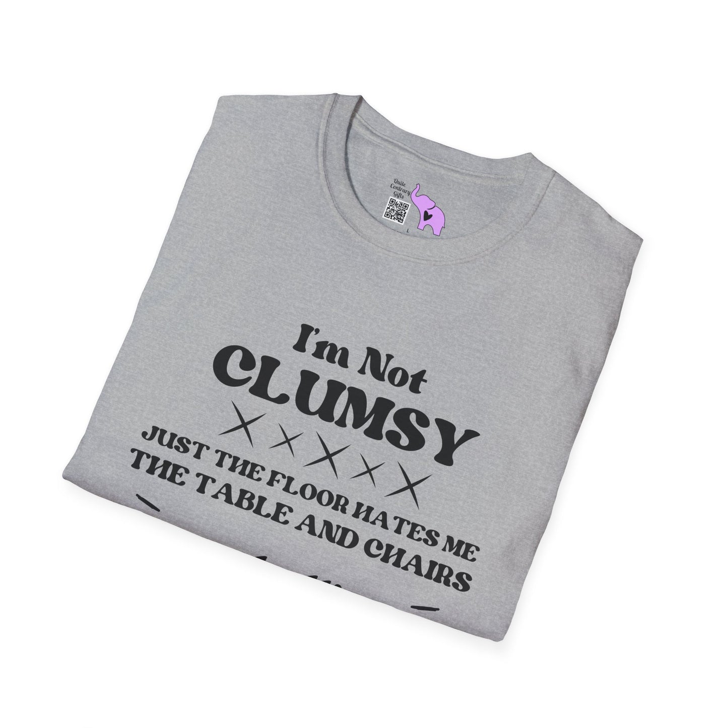 I'm Not Clumsy Adult T-shirt