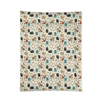 Whiskered Wonders Comforter