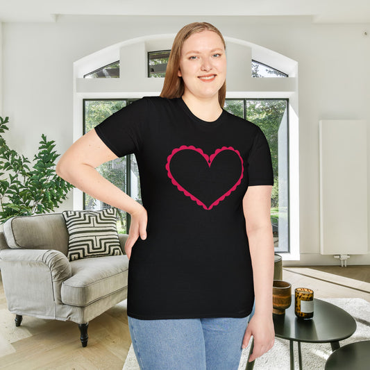 Heart 5 Adult T-shirt