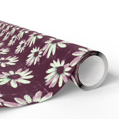 Purple Tide Petals Wrapping Paper