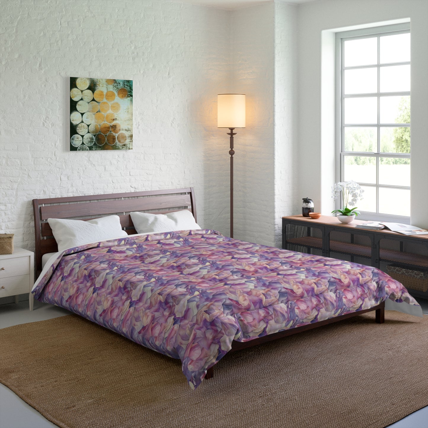 Ethereal Bloomscape Comforter