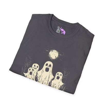 Creepy Ghost Trio Adult T-shirt