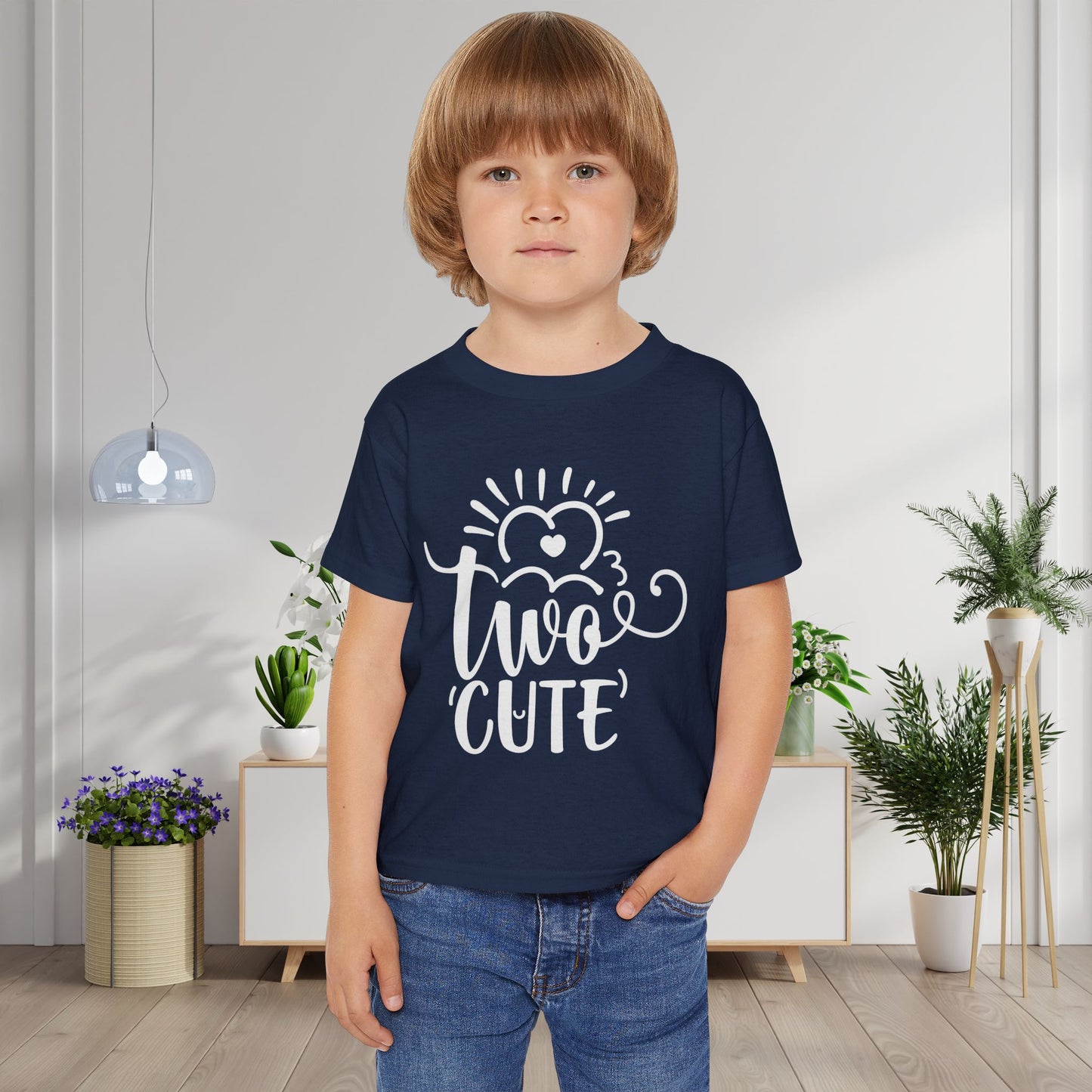 Two Cute Heavy Cotton™ Toddler T-shirt
