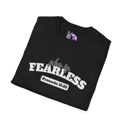 She Is Fearless Proverbs T-shirt