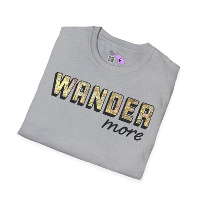 Wander More Adult T-shirt