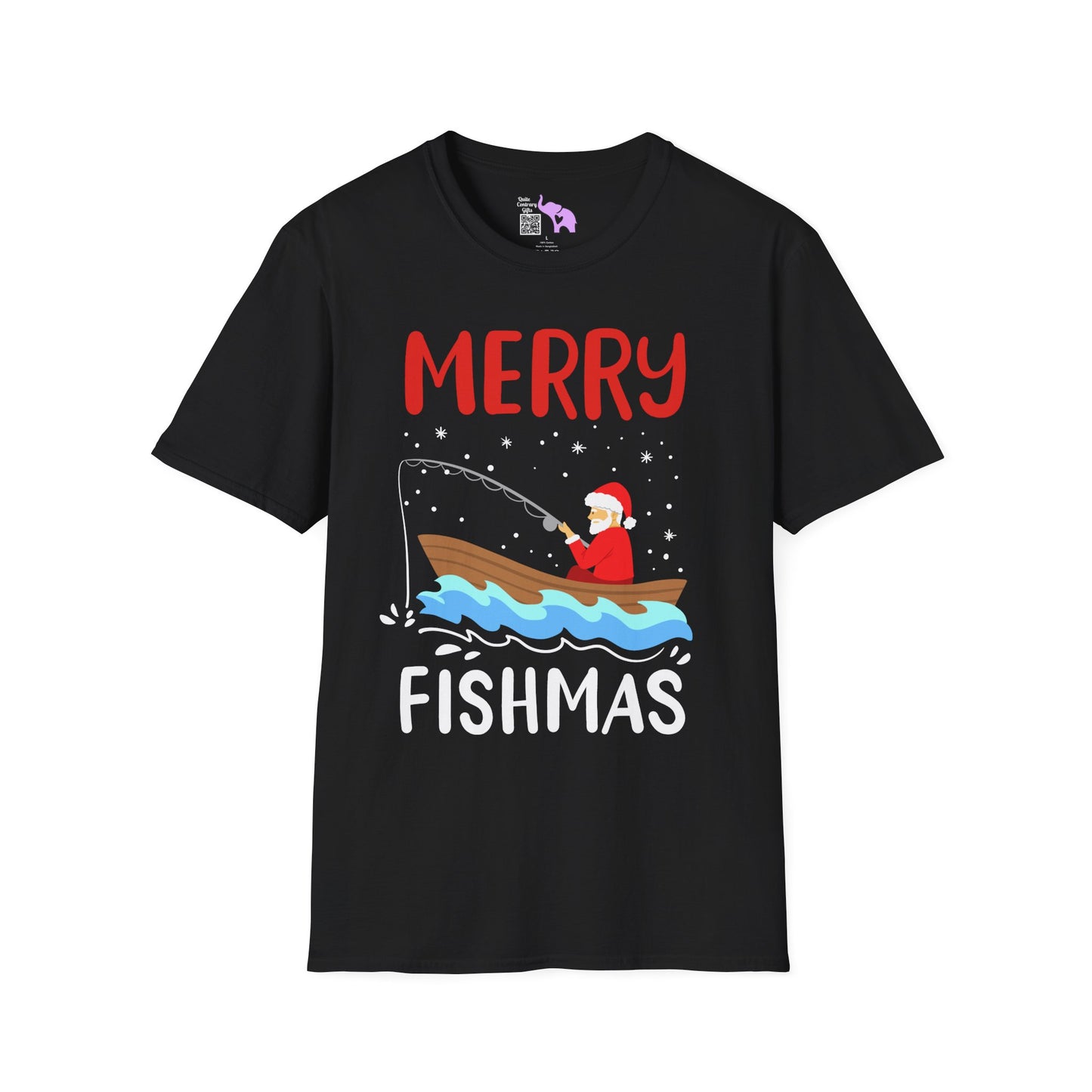 Merry Fishmas Adult T-shirt