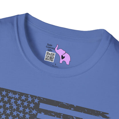 Best Dad Ever (Flag) Adult T-shirt