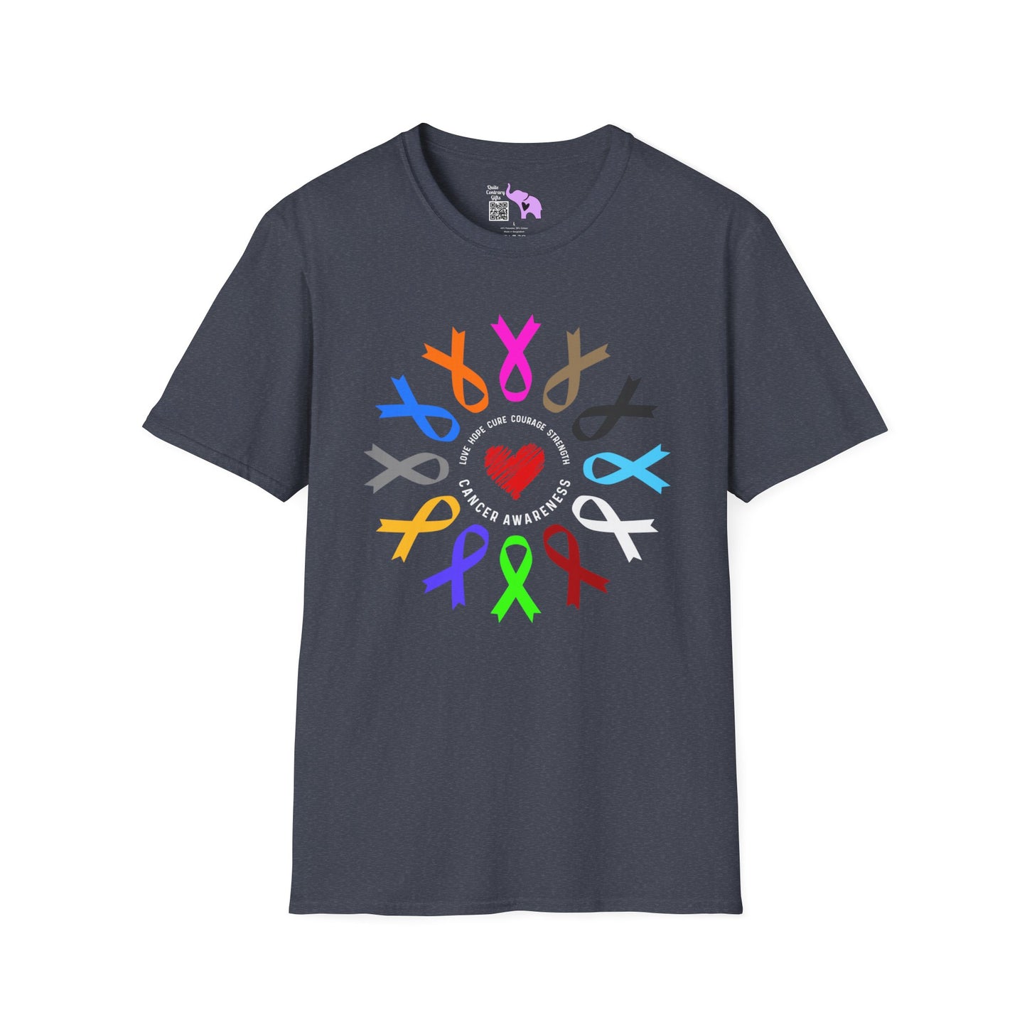 Fight Cancer in All Colors 23 Adult T-shirt