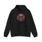 Colorful Skull & Car Heavy Blend™ Hooded Sweatshirt