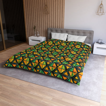 Living Tapestry Microfiber Duvet Cover