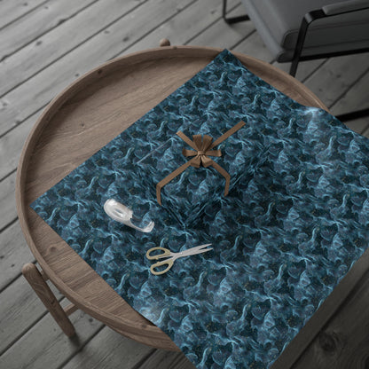 Midnight Sheer & Lace Wrapping Paper