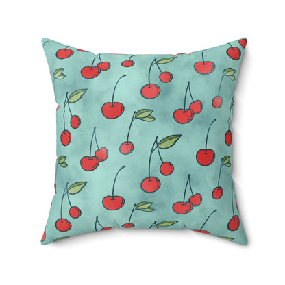 Cherry Jubilee Throw Pillow