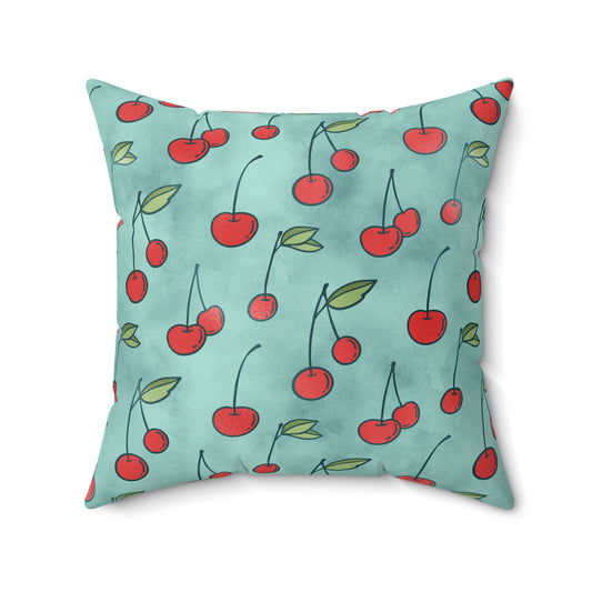 Cherry Jubilee Throw Pillow