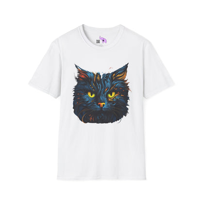 Creepy Black Cats 15 Adult T-shirt
