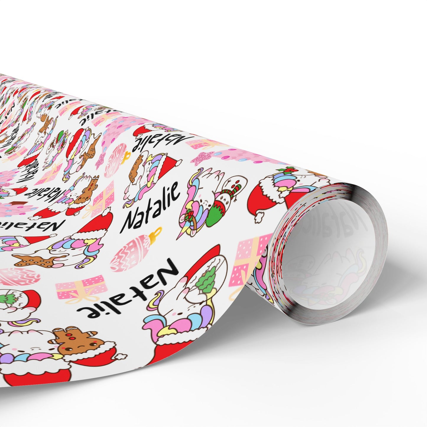 Custom Christmas Unicorn Wrapping Paper