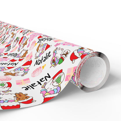 Custom Christmas Unicorn Wrapping Paper